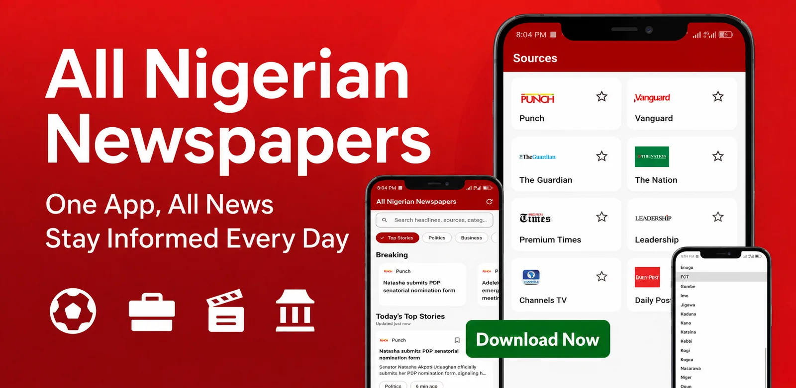 Read Sahara Reporters online in the free app