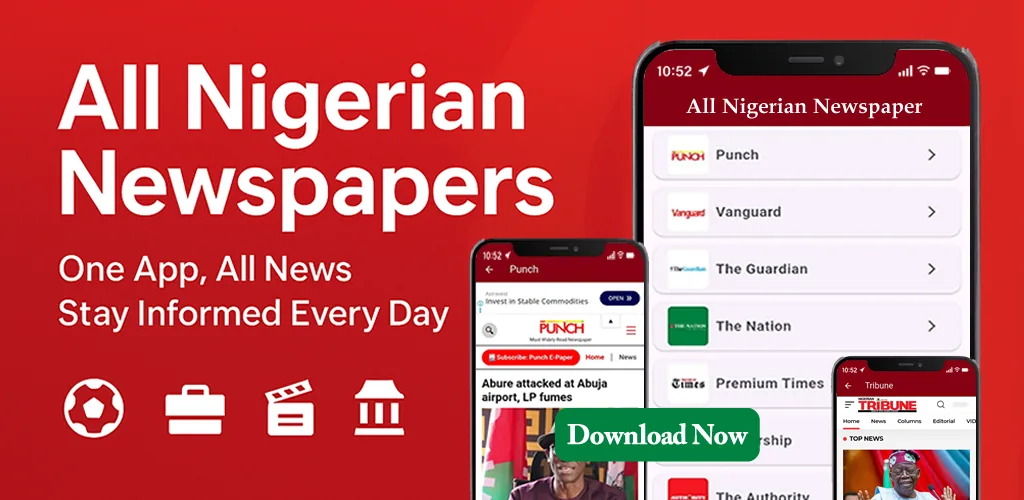 All Nigerian Newspapers app — read every top Nigerian newspaper in one place