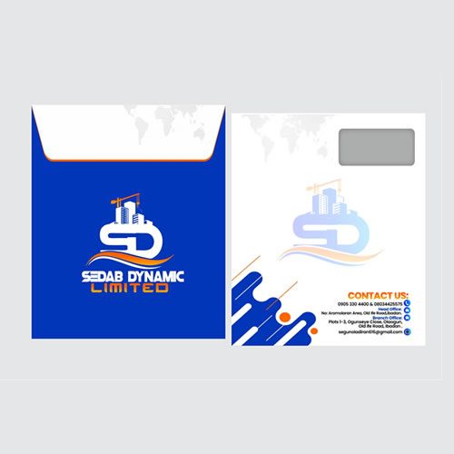 Sedab Dynamic Limited branded envelope and stationery
