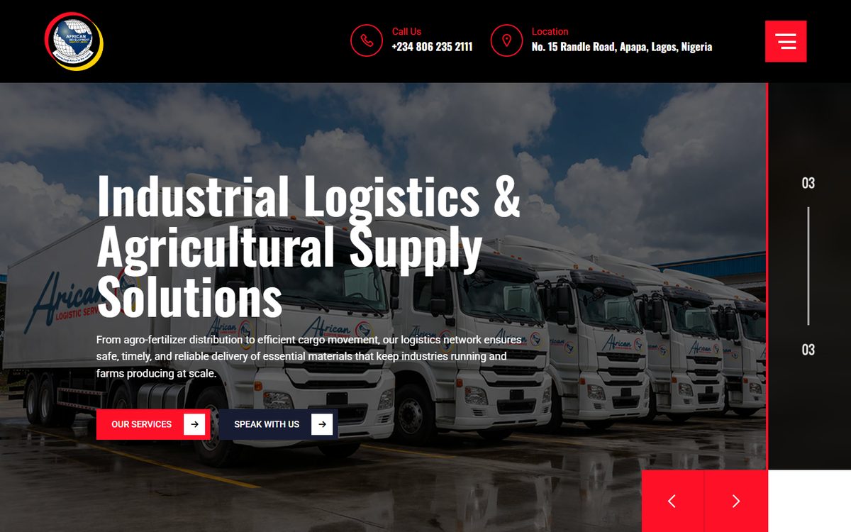 African Development Industry — corporate website
